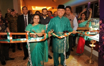 Inauguration of Food Festival by Mayor of Medan H.E Drs. H. T. Dzulmi Eldin S. Msi &Consul General H.E Dr.Shalia Shah at JW.Marriot as part of India Culture Week 2nd November 2018.